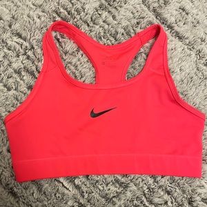 Nike Neon Pink Medium Sports Bra
